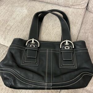 Large Black Coach Purse